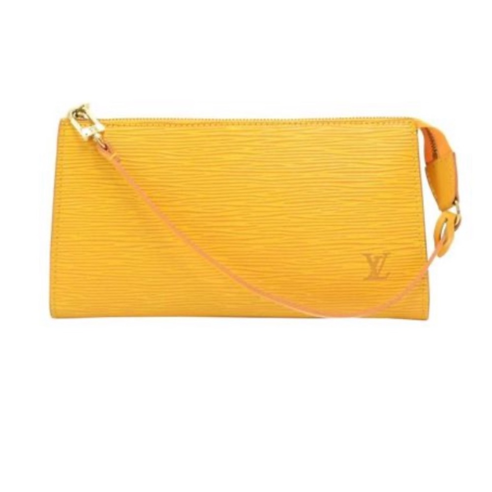 Louis Vuitton Rare Tassil Yellow Epi Pochette